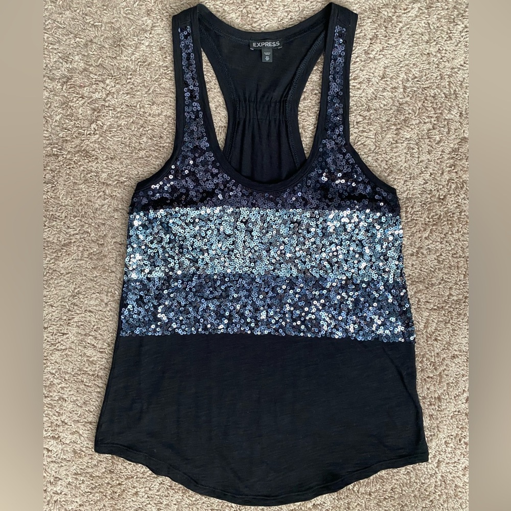 Express sequin top.